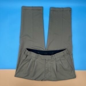 SAVANE Khaki Dress Pants